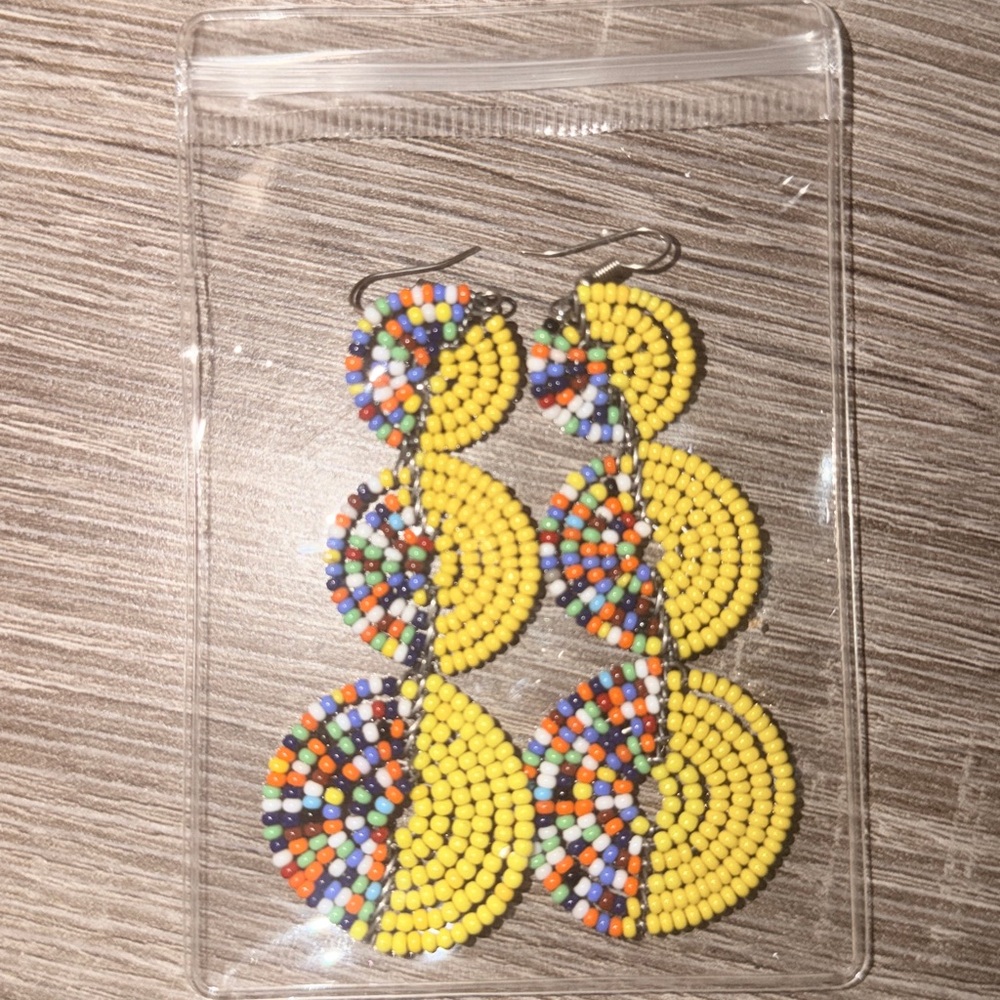 Colorful Beaded Earrings